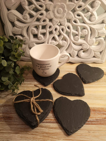 Slate Heart Coasters