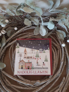 Carden Nadolig Llawen / Nadolig Llawen Christmas Card