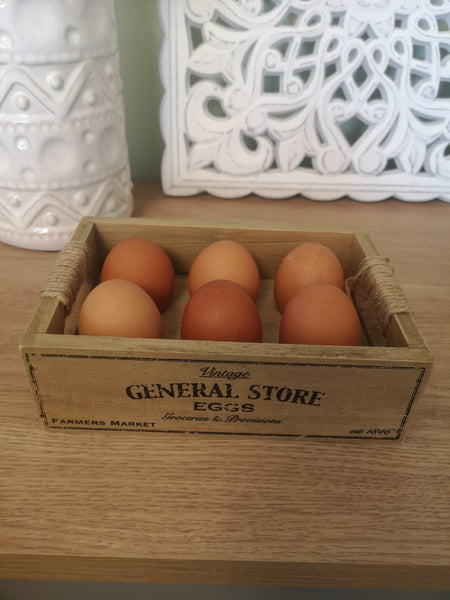 Vintage Country Egg Crate