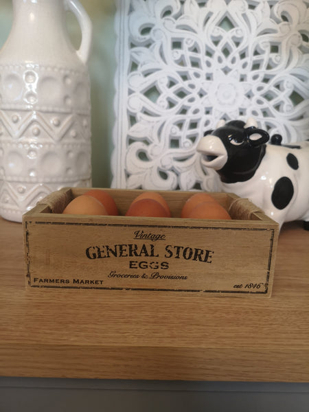 Vintage Country Egg Crate