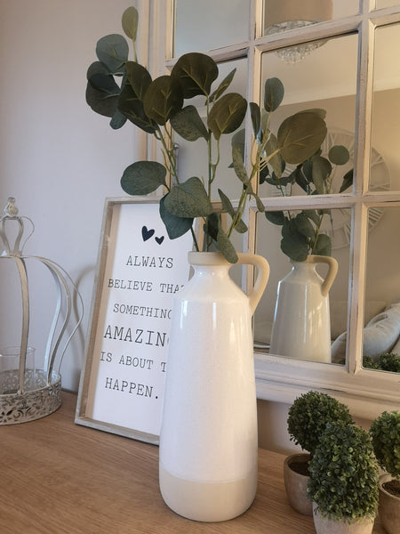 Neutral Two Tone Vase