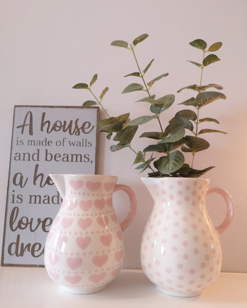 Pink Cottage Style Jug