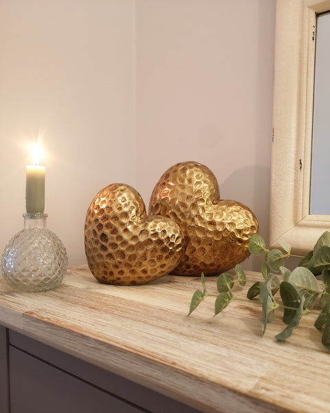 Gold Decorative Hearts