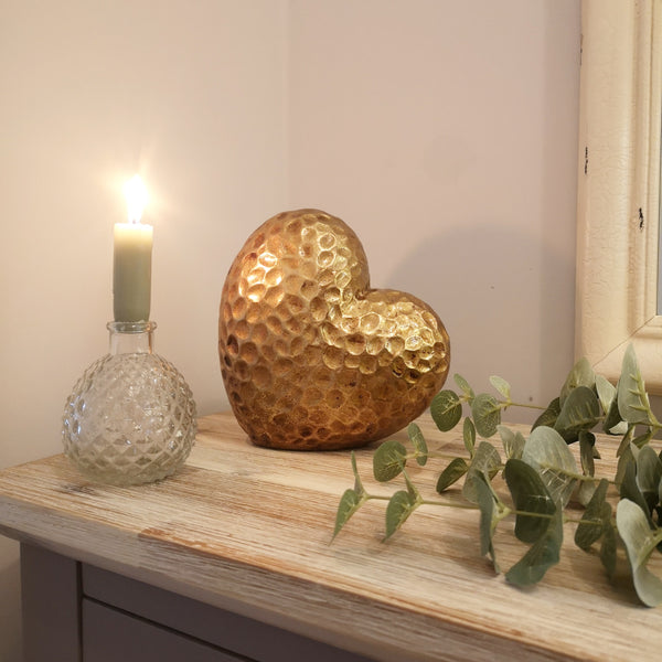 Gold Decorative Hearts