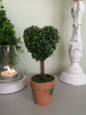 Potted Topiary Heart