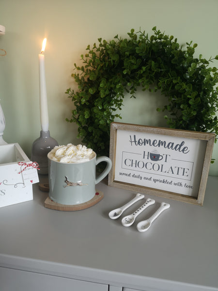 Framed Homemade Hot Chocolate Sign