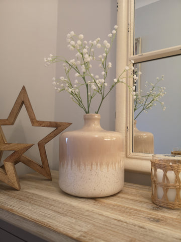 Neutral Ombre Dip Vase