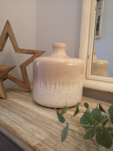 Neutral Ombre Dip Vase